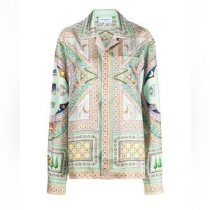 Casablanca silk shirt in size small like new worn for a few hours.